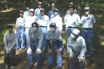 金山赤松林の保全活動